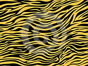 Stripe animals jungle tiger fur texture pattern seamless repeating orange yellow black