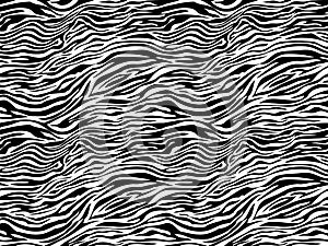 Stripe animals jungle tiger fur texture pattern seamless repeating white black