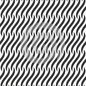 Stripe line vector pattern, black and white background