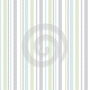 Stripe pattern seamless abstract multicolored design for spring summer in light grey, blue, green, white. Slim thin frequent lines