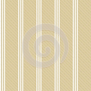 Stripe pattern. Seamless vertical lines background graphic in gold and white for spring, summer, autumn dress, bed sheet, trousers