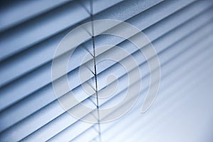 Striped background with silver blinds