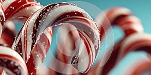 Striped candy cane pattern Christmas background