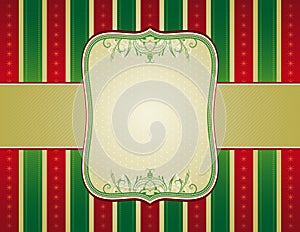 Striped christmas background,