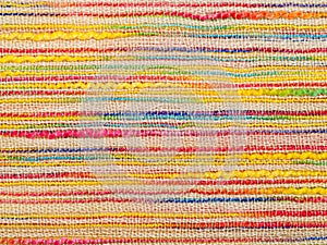 Striped cloth texture