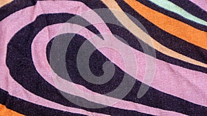 striped cloth texture as background