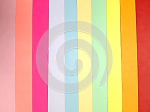 Striped colored sheets