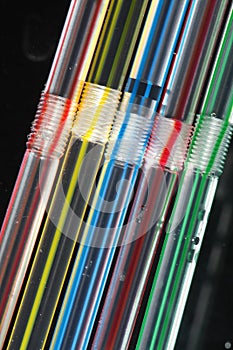 Striped Drinking Straws photo