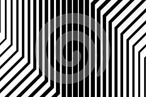 Striped gradient with vertical lines. Vector abstract gradation background. Geometric halftone transition effect. Diagonal linear