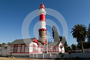 Striped lighthouse of Swakopmund