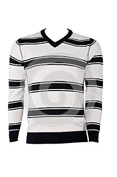 Striped male sweater