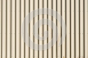 Striped Metal Wall for Backgound