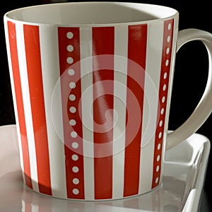 Striped mug square