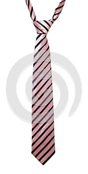 Striped necktie