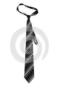 Striped necktie