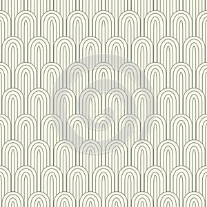 Striped pattern in art nuvo