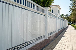 Striped pattern on white wall