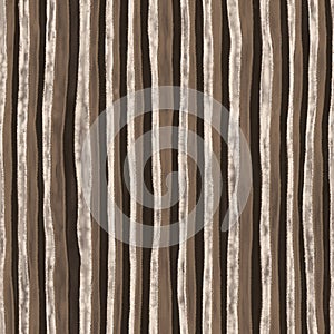 Striped seamless pattern. Textured Spotted cream, beige and brown stripes.