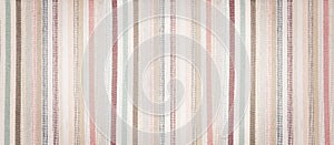 Striped soft colorful fabric textured vintage background