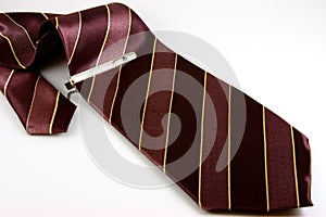 Striped tie