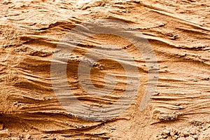 Stripes in Packed Sand in Boquilles Canyon