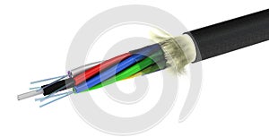 Stripped Optical Fiber Cable