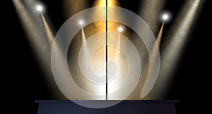 Stripper Pole Spotlit