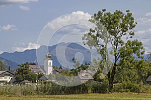 Strobl at lake Wolfgangssee