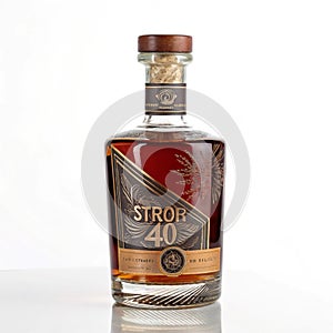 Stroh 40 Austrian rum bottle