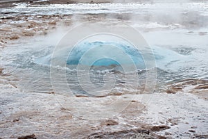 Strokkur geyser eruption