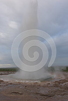 Strokkur geyser eruption - Iceland
