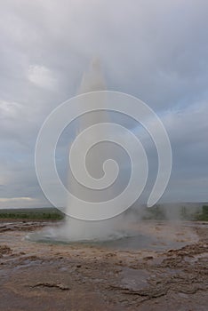 Strokkur geyser eruption - Iceland