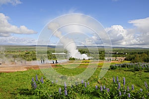 Strokkur Geyser, Haukadalur Valley, South Iceland