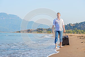 Stroll along the sandy beach