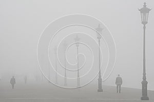 Strolling in the Fog