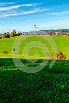 Strolling through the glorious sunshine on an autumn day near Steinbach-Hallenberg