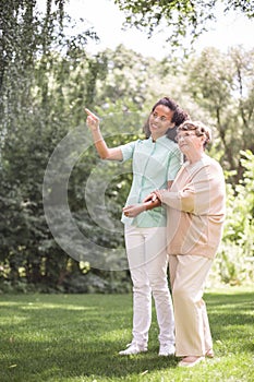 Strolling in the park