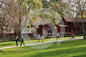 Strolling on a sunny spring Sunday