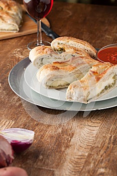 Stromboli Stuffed Bread