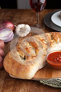 Stromboli Stuffed Bread