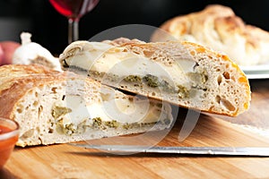 Stromboli Stuffed Bread