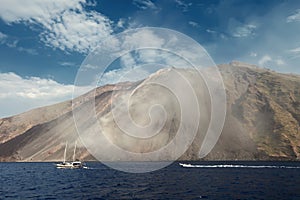 Stromboli volcano in Italy photo