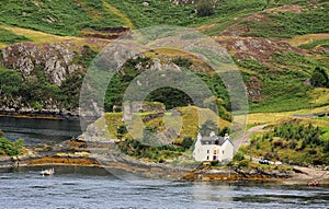 Strome Castle ruins, Loch Carron, Scotland