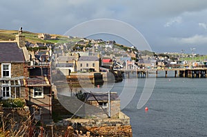 Stromness, the second-most populous town in Mainland Orkney, Scotland