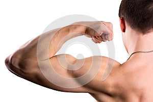 Strong biceps photo