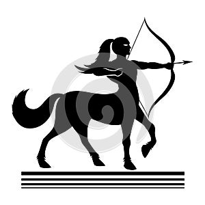 Strong centaur archer.