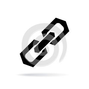 Strong chain link vector icon