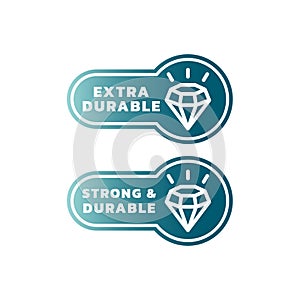 Strong and durable vector label
