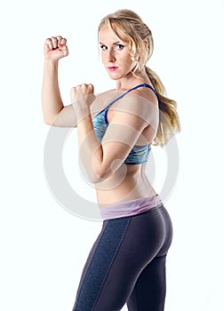 Strong Healthy Fitness Woman