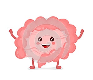 Strong healthy happy Intestine character